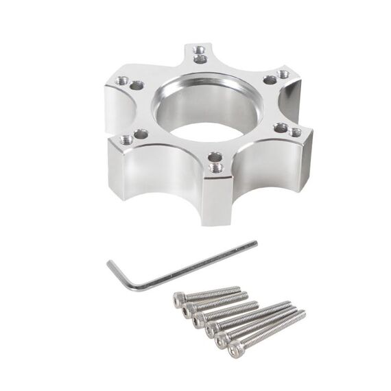 Adattatore hub modificato per gioco di corse Thrustmaster T300RS (argento)