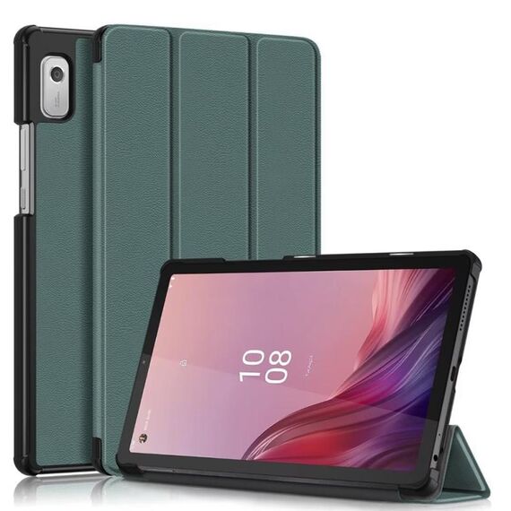 Per Lenovo Tab M9 TB-310FU Custodia per tablet in pelle pieghevole a 3 pieghe (verde)