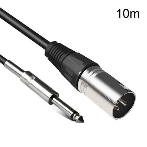 Cavo audio da 6,35 mm Caron maschio a XLR a 2 pin Balance Mixer cavo audio, dimensioni: 10 m