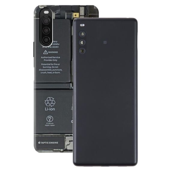 Per Sony Xperia L4 Coperchio posteriore batteria originale (nero)