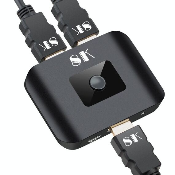 Interruttore unidirezionale NK-H82 8K UHD HDMI 2X1 con telecomando
