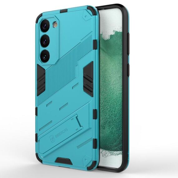 Per Samsung Galaxy S23 + 5G Punk Armor 2 in 1 PC + TPU antiurto per telefono con supporto invisibile (blu)