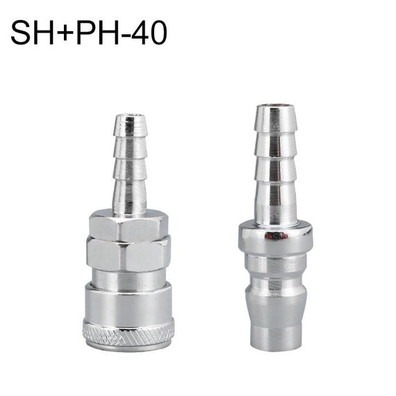 LAIZE SH + PH-40 10 pezzi connettore pneumatico a montaggio rapido per tubo dell'aria autobloccante tipo C