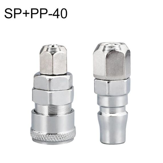 LAIZE SP + PP-40 10 pezzi connettore pneumatico a montaggio rapido per tubo dell'aria autobloccante tipo C