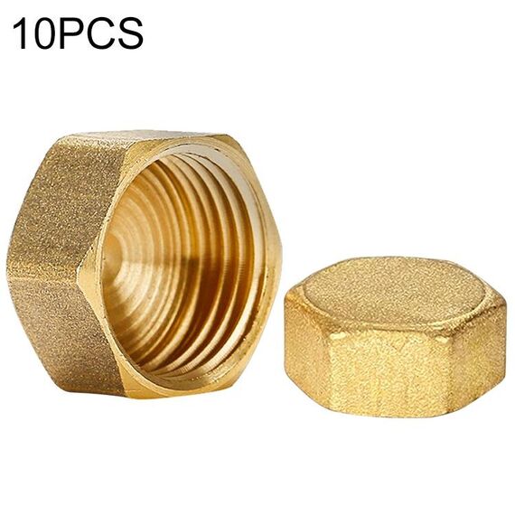 LAIZE 10 pz Tappo Esagonale Filettatura Femmina, Calibro: 3 Punti