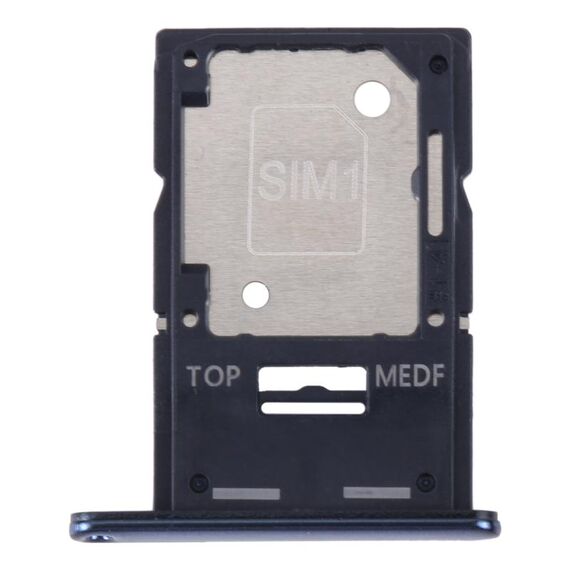 Vassoio per scheda SIM originale per Samsung Galaxy A54 SM-A546 + vassoio per scheda Micro SD (blu)