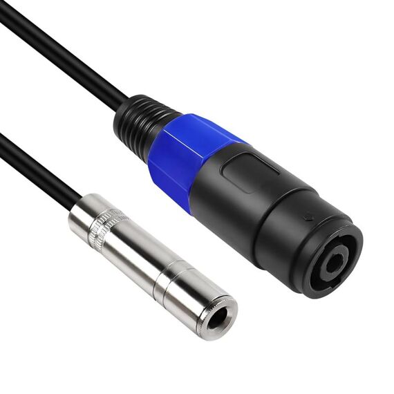 Cavo audio da 4 core Ommus femmina a femmina da 6,35 mm (0,5 m)