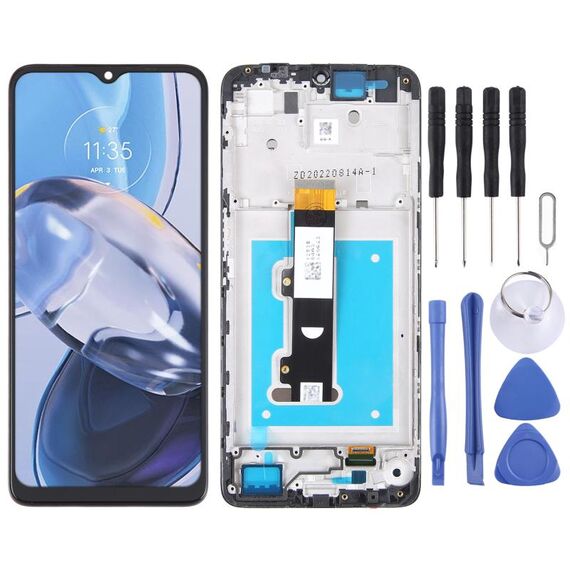 Schermo LCD OEM per Motorola Moto E22 / E22i Digitizer Assemblaggio completo con cornice