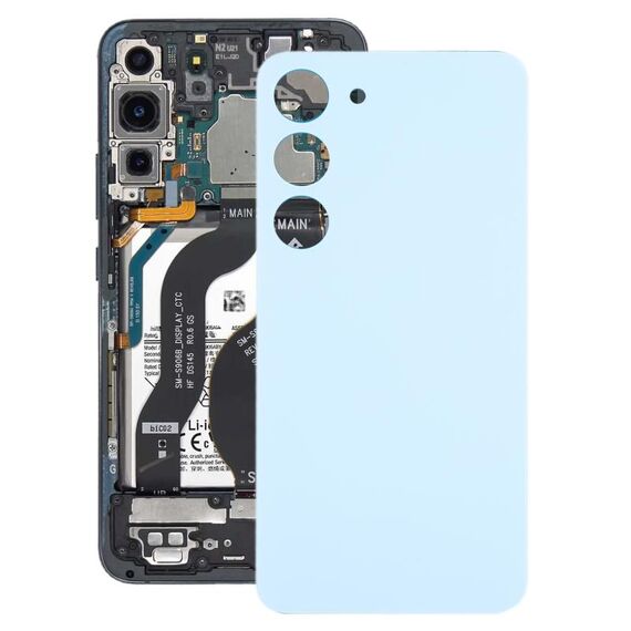 Per Samsung Galaxy S23 SM-S911B Coperchio posteriore batteria in vetro OEM