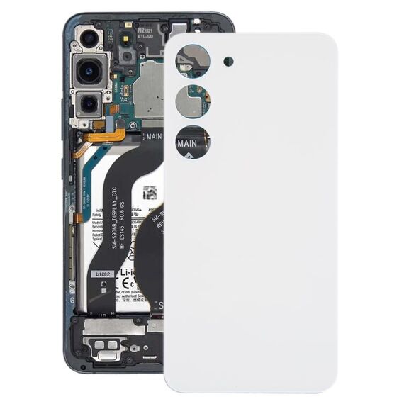 Per Samsung Galaxy S23 SM-S911B Coperchio posteriore batteria in vetro OEM