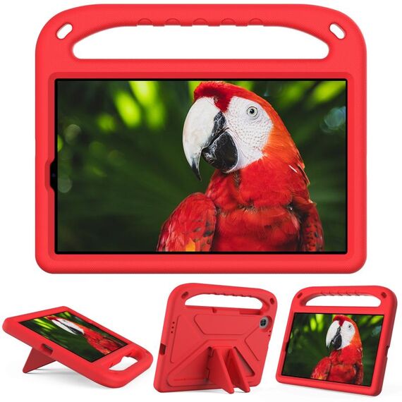 Per Lenovo Tab M10 HD 2a generazione Custodia per tablet antiurto EVA con supporto (rosso)