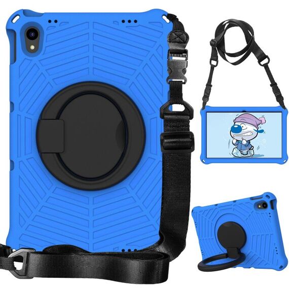 Custodia protettiva in silicone per tablet Lenovo Tab P11 TB-J606 Spider King (blu)