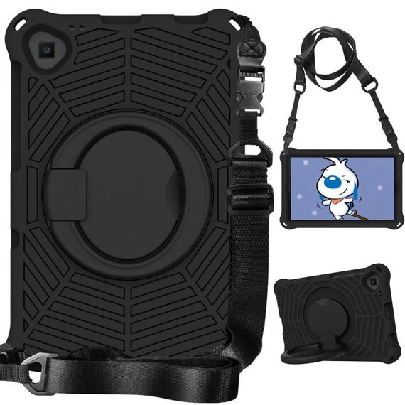 Custodia protettiva in silicone per tablet Samsung Galaxy Tab A 10.1 2019 T510 Spider King (nero)