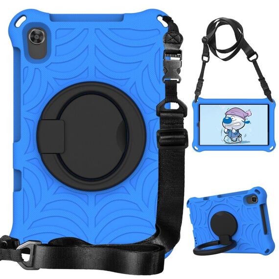 Custodia protettiva in silicone per tablet Samsung Galaxy Tab A 8.4 2020 SM-T307 Spider King (blu)