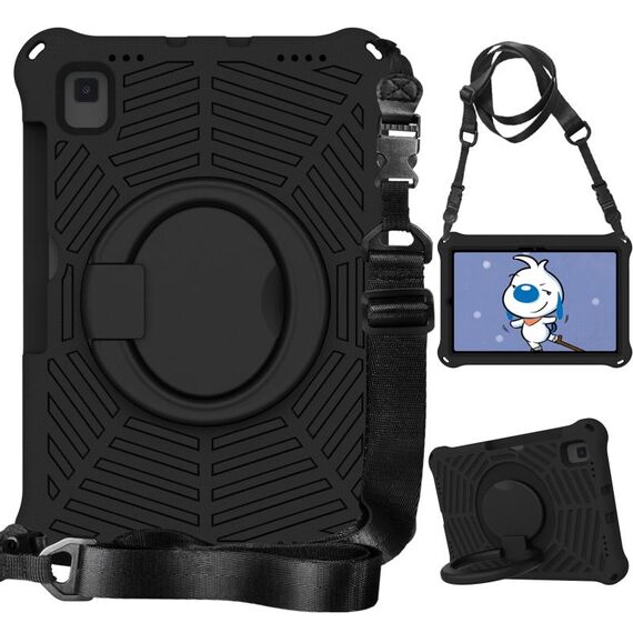 Custodia protettiva in silicone per tablet Samsung Galaxy Tab S5e T720 Spider King (nero)