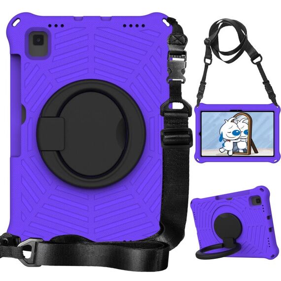 Per Samsung Galaxy Tab S5e 10.5 2019 SM-T720/T725 Custodia protettiva in silicone per tablet Spider King (viola)