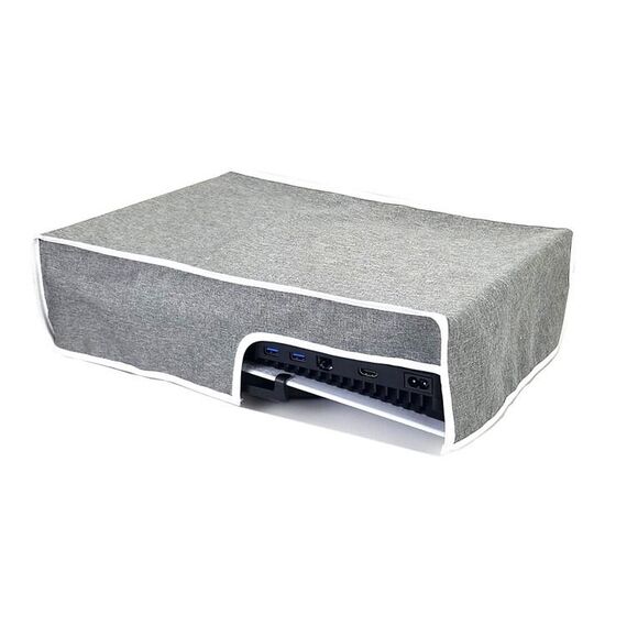 PS5-1 per console di gioco Snoy PS5 Custodia protettiva impermeabile e antipolvere (grigio orizzontale)