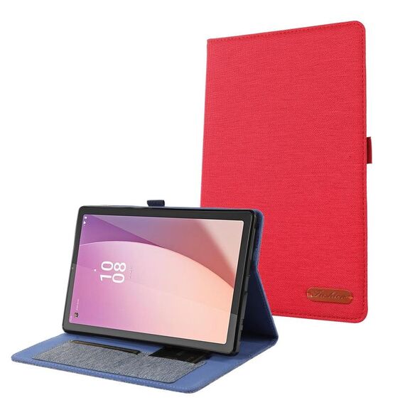 Custodia per tablet in pelle per Lenovo Tab M9 (rosso)