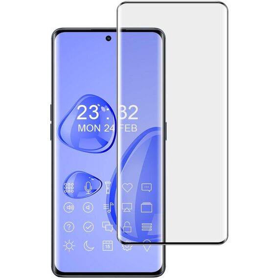 Per OPPO Reno8 T 5G Global IMAK Pellicola in vetro temperato curvo a schermo intero 3D