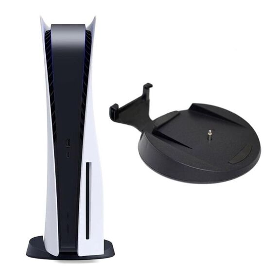 Per supporto per supporto verticale host PS5 Base per staffa per montaggio su dock per console di gioco con vite di fissaggio
