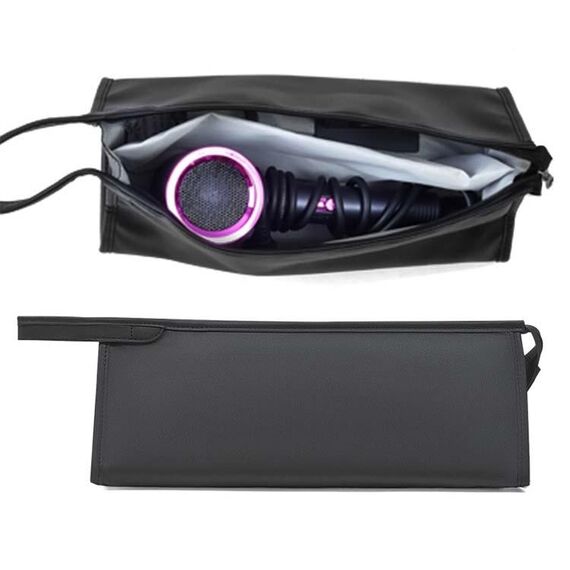 Per Dyson Asciugacapelli Pacchetto di stoccaggio Copertura protettiva per rotolo di capelli, Colore: nero