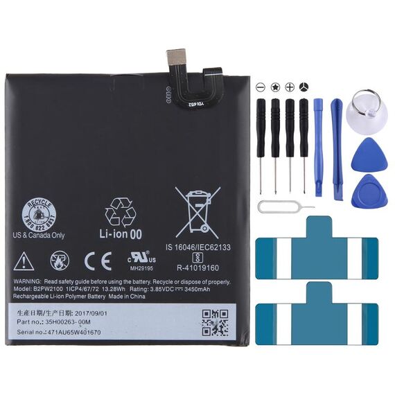 Per la sostituzione della batteria Google Pixel XL 3450mAh B2PW2100