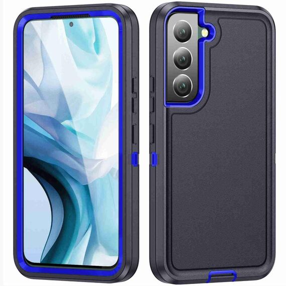 Per Samsung Galaxy S22+ 5G Life Custodia rigida impermeabile per telefono (blu scuro + blu reale)