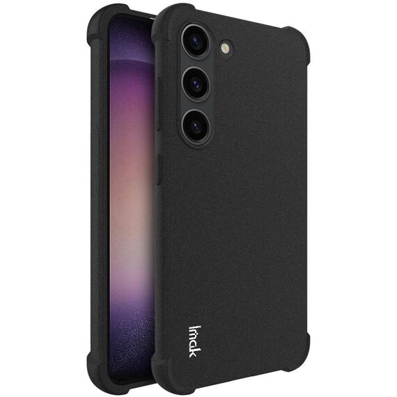 Per Samsung Galaxy S23 5G imak Custodia antiurto per telefono Airbag TPU (nero opaco)