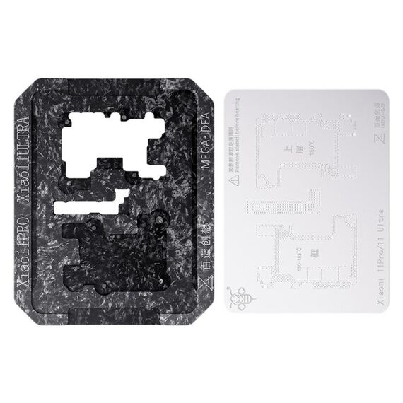 Per Xiaomi 11 Pro / 11 Ultra Qianli Mega-idea Multi-funzionale Middle Frame Positioning BGA Reballing Platform