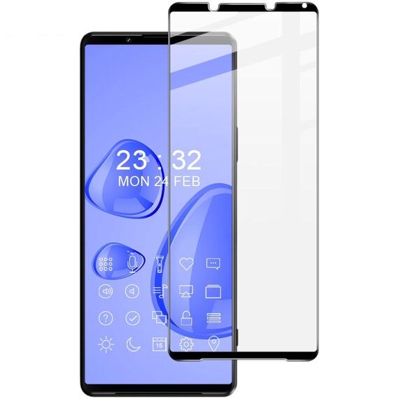 Per Sony Xperia 1 V imak 9H Durezza superficiale Pellicola in vetro temperato a schermo intero Serie Pro+