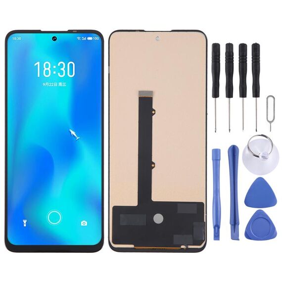 Schermo LCD TFT per Meizu 18X con assemblaggio completo del digitalizzatore, non supporta l'identificazione delle impronte digitali