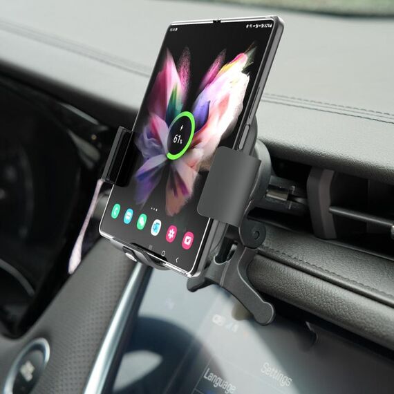 Per Samsung Galaxy Z Fold4 / 3 S3 Caricatore wireless per telefono per auto a doppia bobina