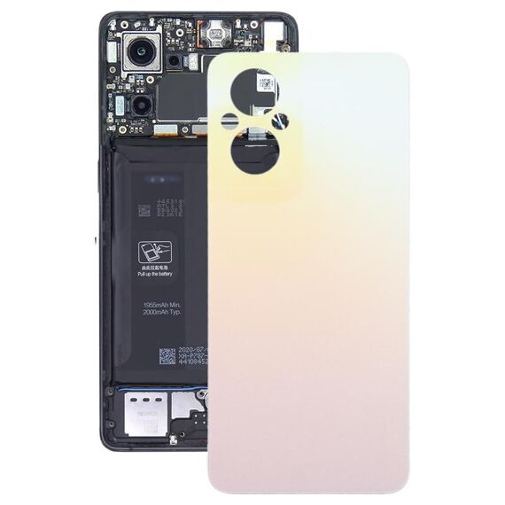 Per OPPO Reno8 Z 5G Cover posteriore batteria originale (oro)