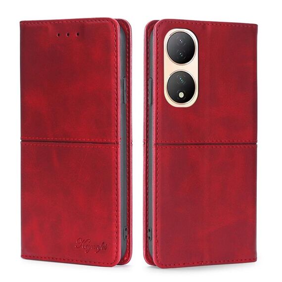 Per vivo Y100 5G Cow Texture Custodia per telefono in pelle con vibrazione orizzontale magnetica (rosso)