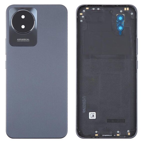 Per vivo Y02 Cover posteriore batteria originale con copriobiettivo fotocamera (nero)