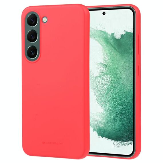Per Samsung Galaxy S23 5G Custodia morbida in TPU liquido GOOSPERY SOFT FEELING (rosso)