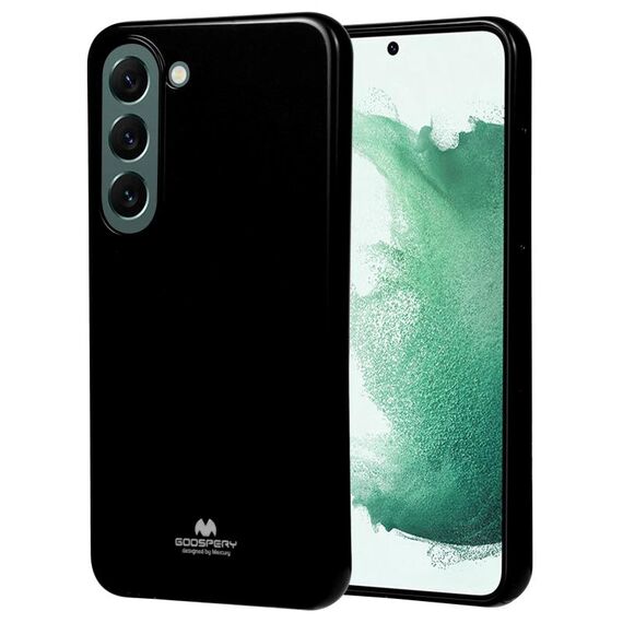 Per Samsung Galaxy S23 5G GOOSPERY PEARL JELLY Custodia per telefono in TPU antiurto (nero)