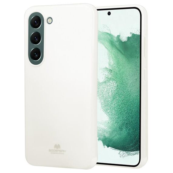Per Samsung Galaxy S23 5G GOOSPERY PEARL JELLY Custodia per telefono in TPU antiurto (bianca)