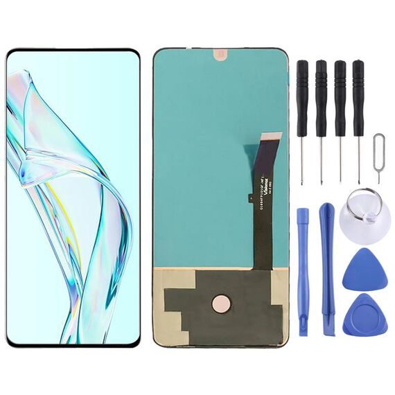 Schermo LCD materiale AMOLED per ZTE Axon 30 5G A2322 A2322G con digitalizzatore assemblaggio completo (nero)