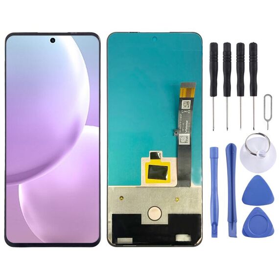 Schermo LCD in materiale AMOLED per ZTE Voyage 20 Pro 9040N con assemblaggio completo di digitalizzatore (nero)