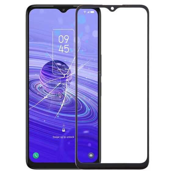 Per TCL 40 R T771H Lente in vetro esterno per schermo anteriore