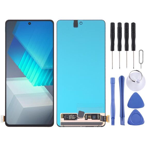 Schermo LCD originale in materiale AMOLED per vivo iQOO Neo7 Racing con assemblaggio completo di digitalizzatore