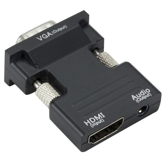 Adattatore HDMI per proiettore da HDMI a VGA con cavo audio Convertitore HD per computer