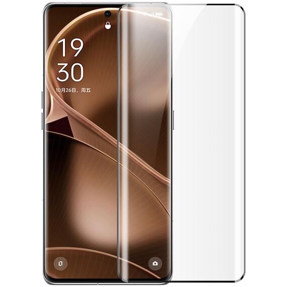 Per OPPO Find X6 Pro NILLKIN Pellicola in vetro temperato con superficie curva resistente agli urti