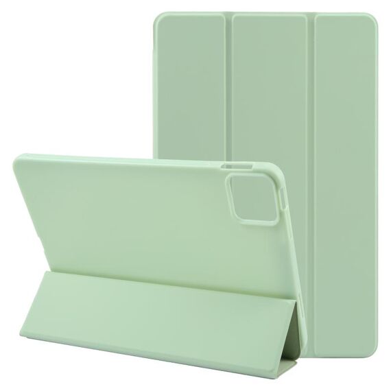 Per Xiaomi Pad 6 / Pad 6 Pro Custodia in pelle per tablet a tre pieghe con supporto ribaltabile (verde menta)