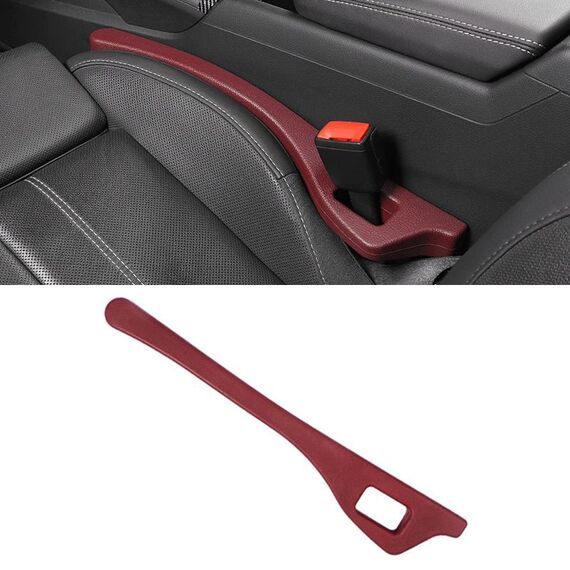 Car Seat Gap Bar Car Interior Box Bracciolo Gap Filler a prova di perdite (rosso)