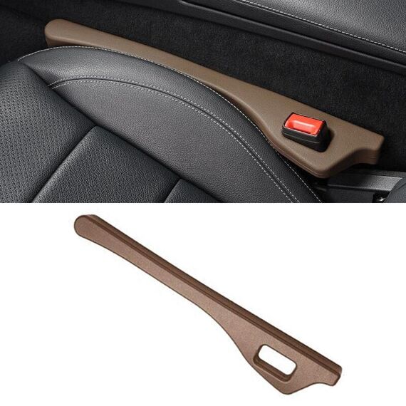 Car Seat Gap Bar Car Interior Box Bracciolo Gap Filler a prova di perdite (marrone)