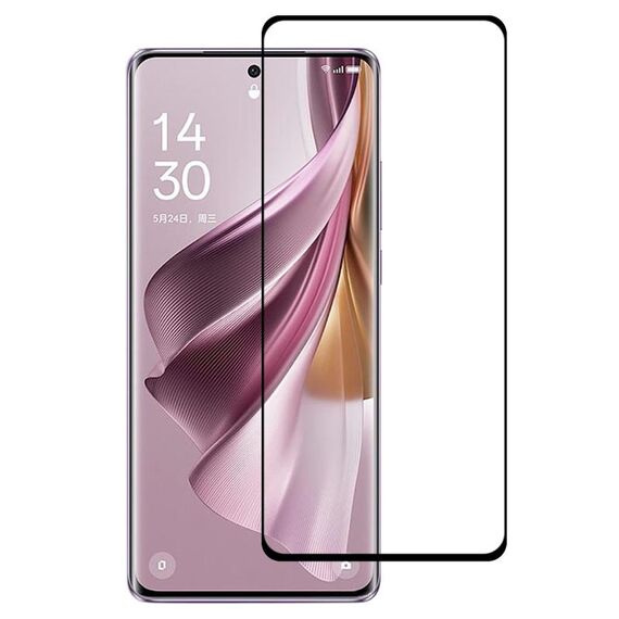 Per OPPO Reno10 Pro Cina / Reno10 Pro + Pellicola in vetro temperato a schermo intero con bordo curvo 3D