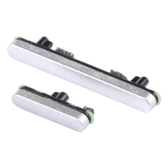 Per Google Pixel 6 Pro Pulsante di accensione originale + Pulsante di controllo del pulsante del volume (argento)