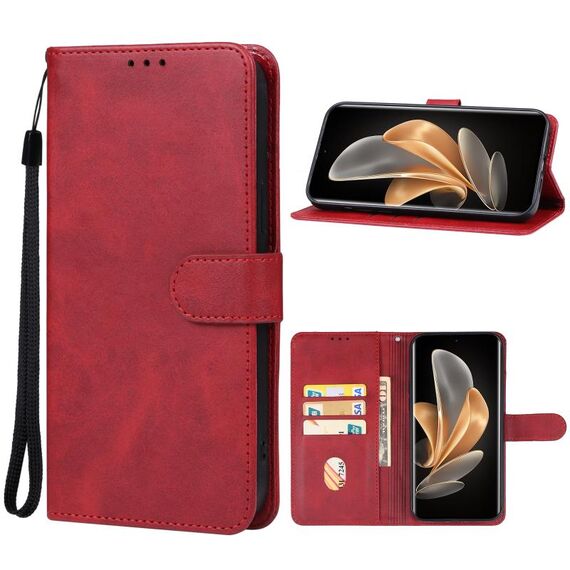 Custodia per cellulare in pelle per vivo S17 (rossa)